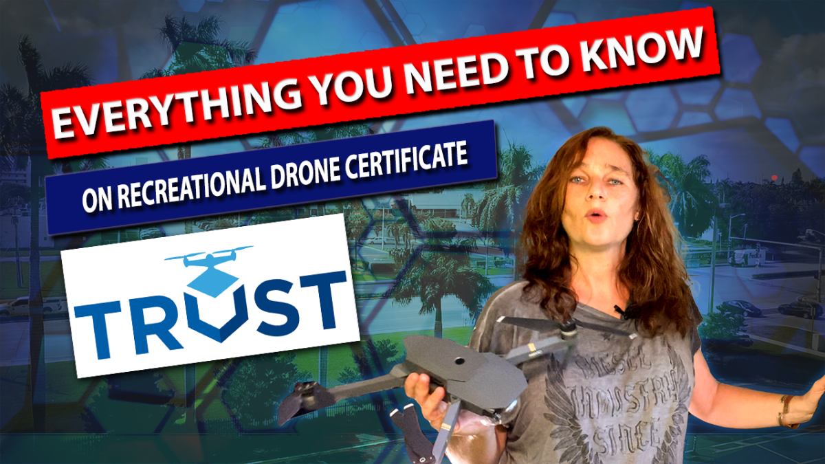 Drone FAA Trust Test Certificate 2021